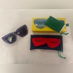 Clare V. Purple Heather Sunglasses